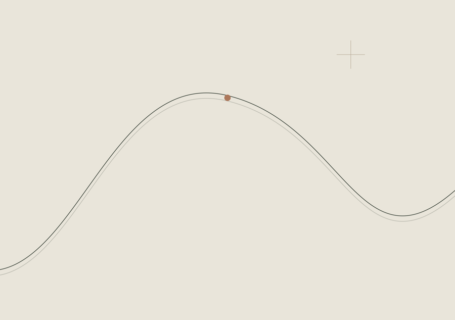One fine line, with room to wander.